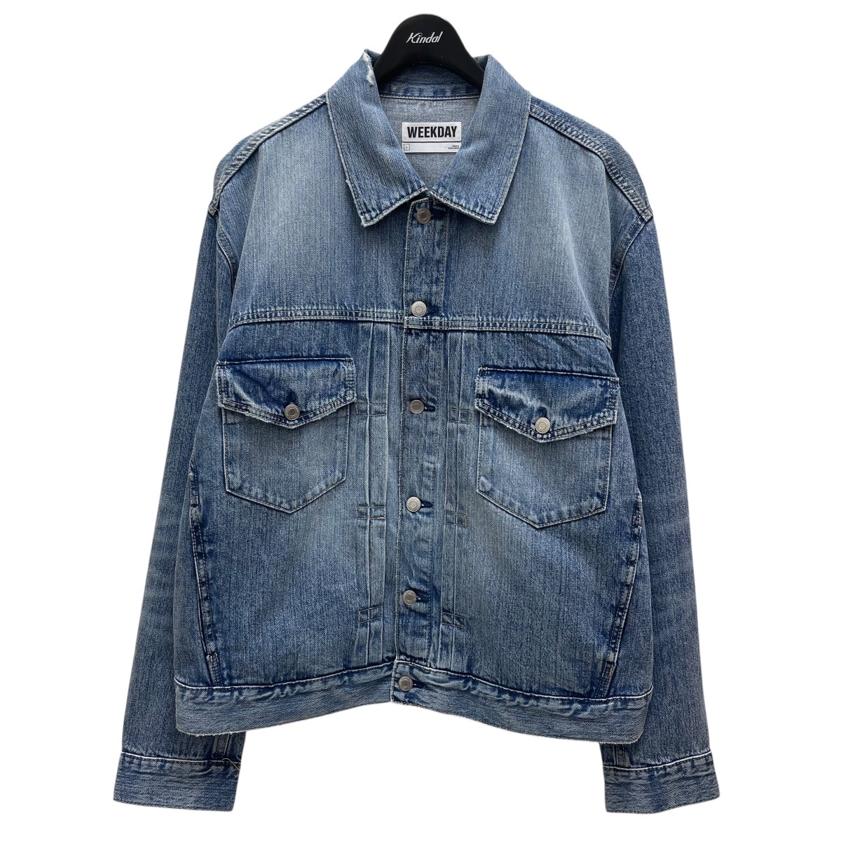 【中古】 WEEKDAY　 デニムジャケット インディゴ サイズ：L 【171225】（ウィークデイ）