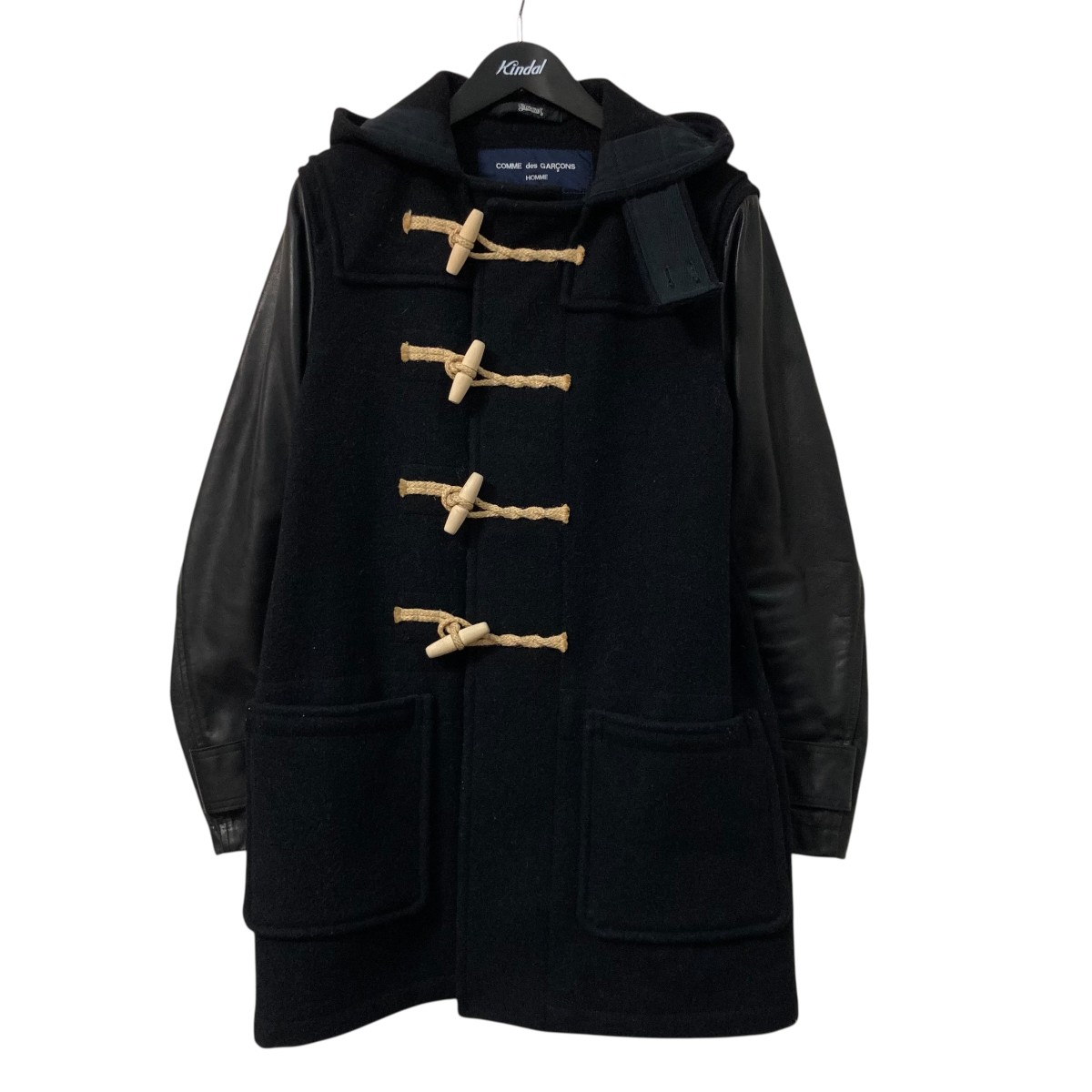 美品 COMME des GARCONS SHIRT ダッフルコート ネイビーM 美品 COMME des GARCONS SHIRT ダッフルコート ネイビーM