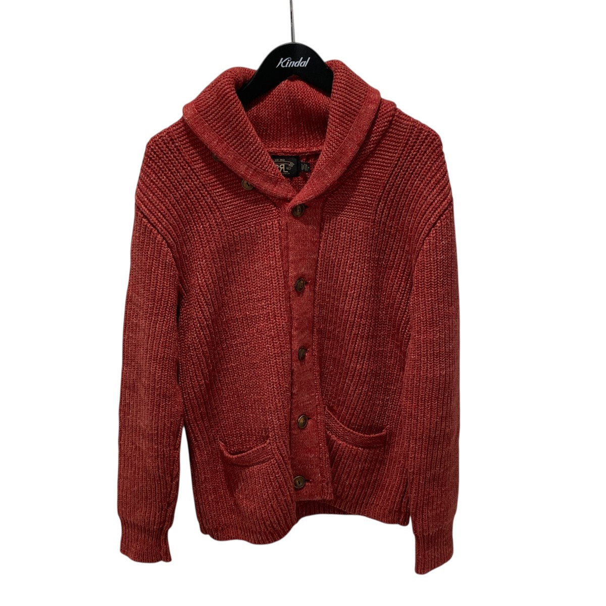 【未使用Sサイズ】 RRL ダブルアールエル　　ニット・カーディガン RRL - RRL ダブルアールエル カーディガン サイズ:S プレイドチェック