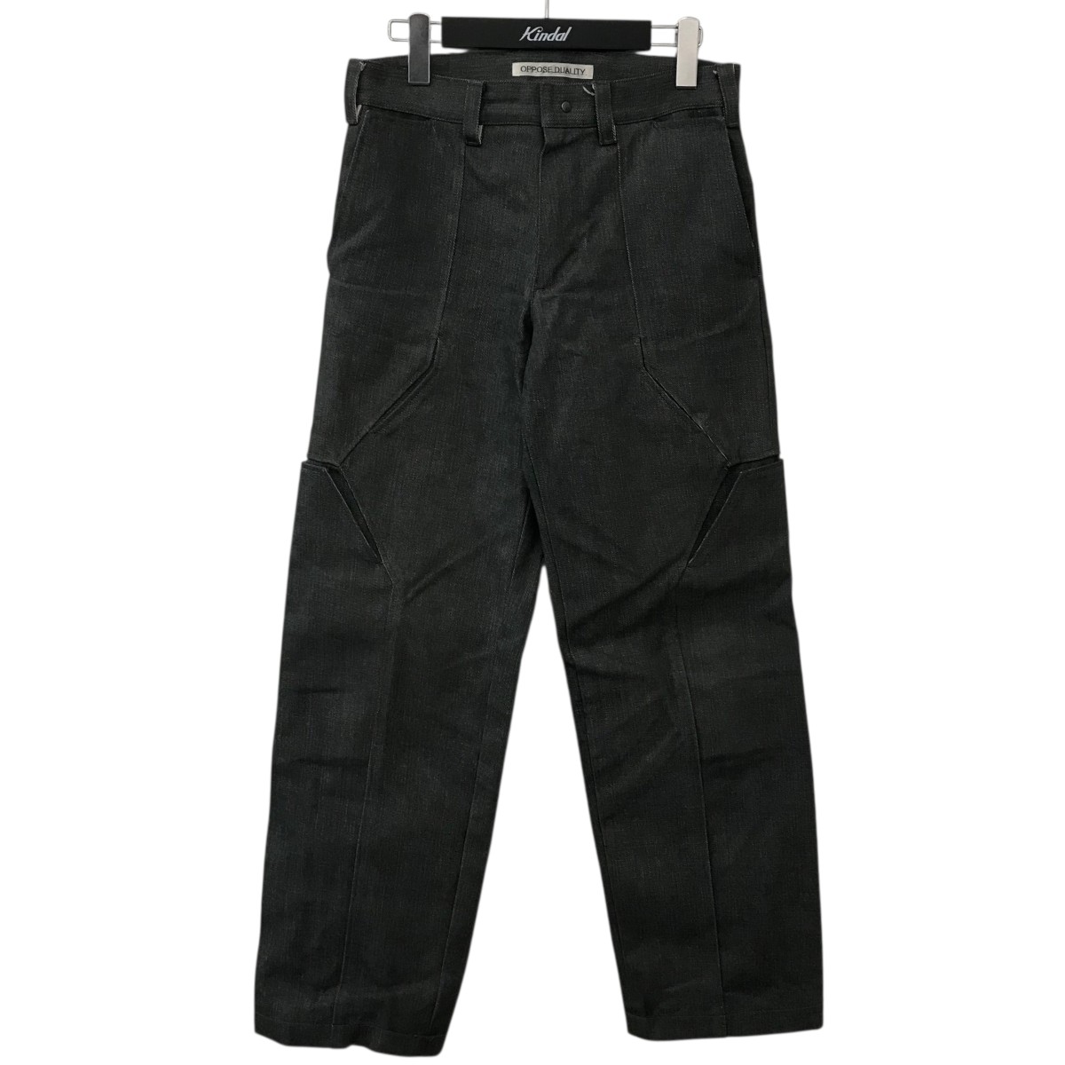 【中古】 OPPOSE DUALITY 「8Pocket Panel Denim Trouser」 パネルデニムパンツ OD3003TRS 24SS グレー サイズ：44 【価格見直し】