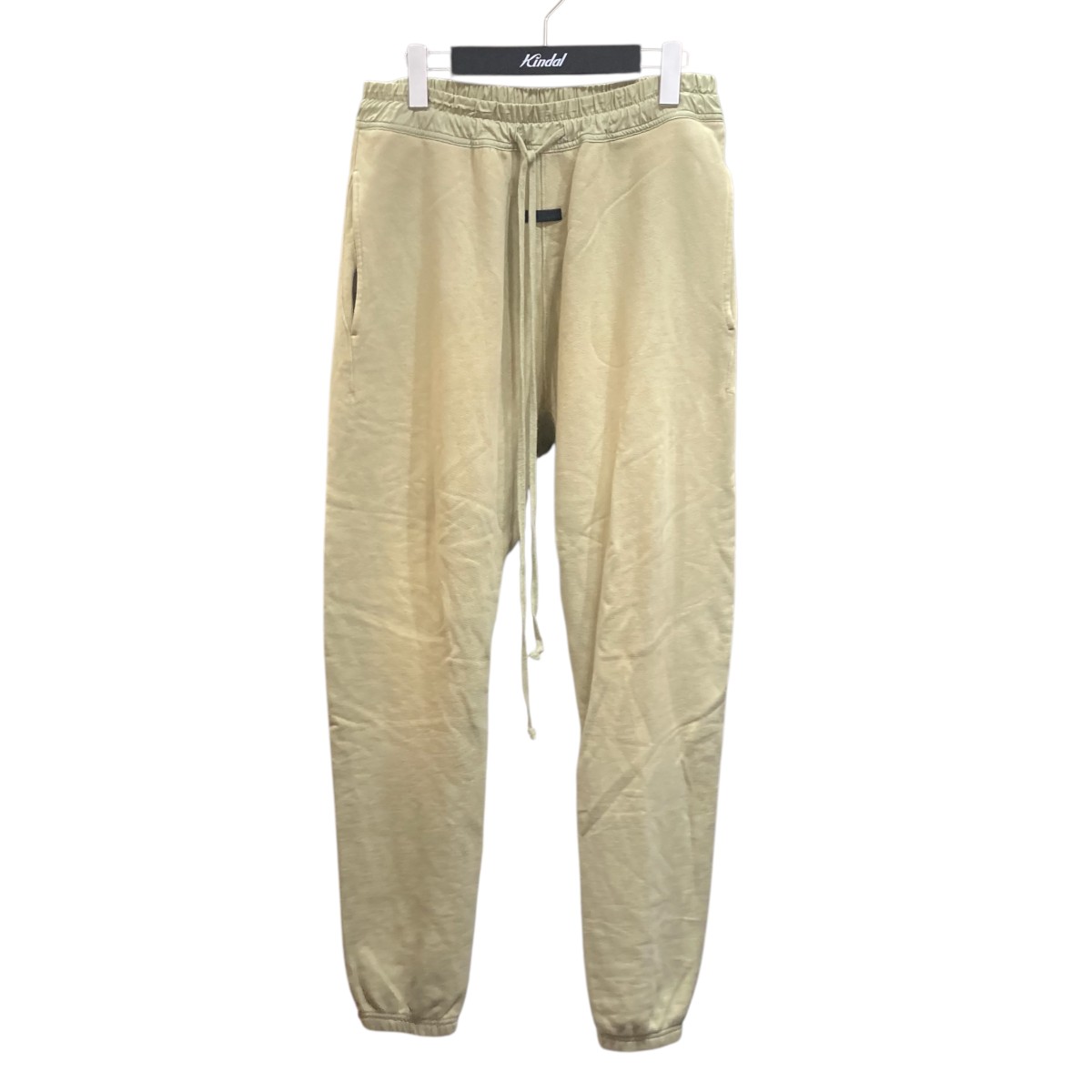【中古】 FEAR OF GOD ドローコードスウェットパンツ カーキ サイズ：M 【価格見直し】