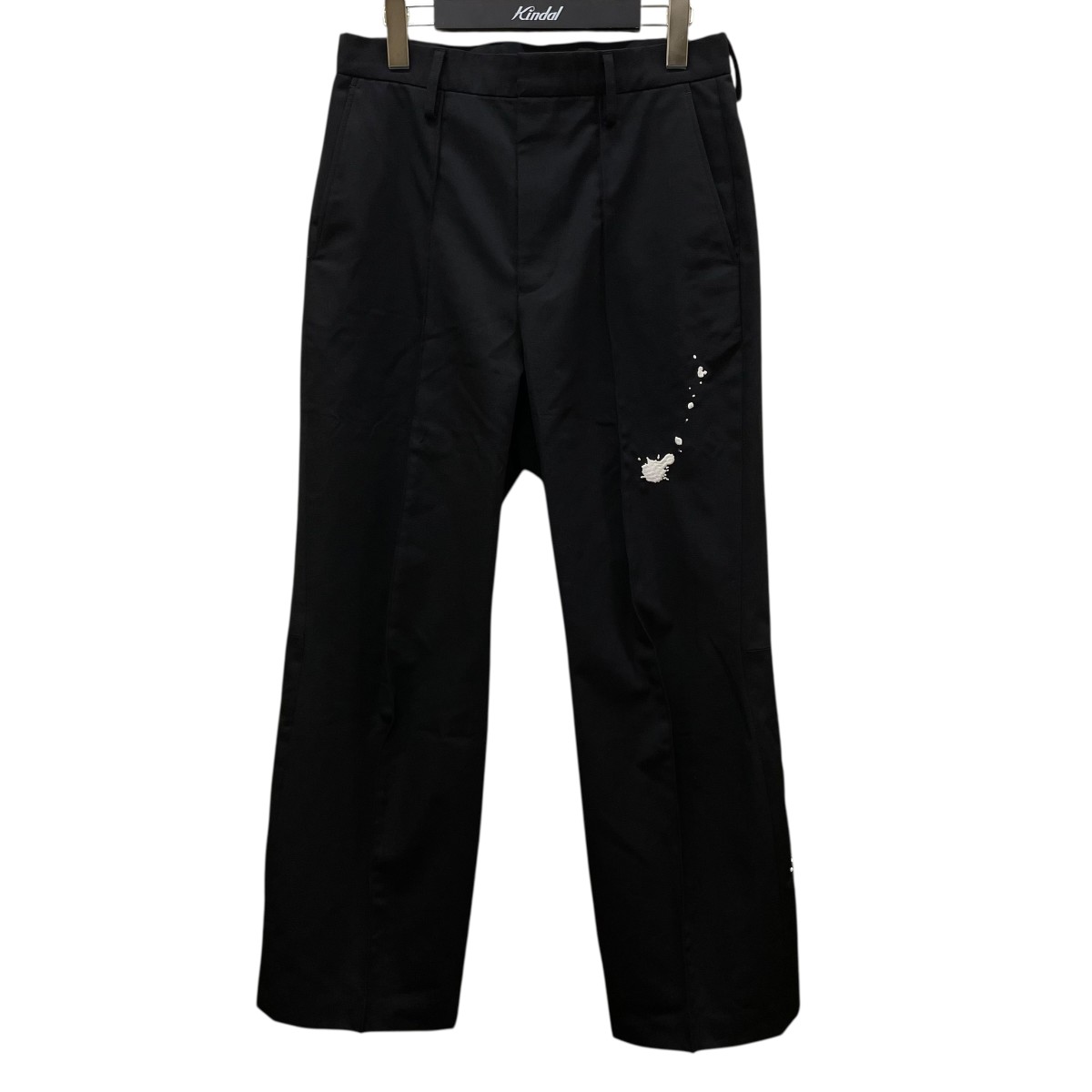 【中古】ALMOSTBLACKWOVEN EMBROIDERY 3D SLACKS スラックスパンツ 24AW PT02 ブラック サイズ：1【価格見直し】｜ブランド古着のカインドオル