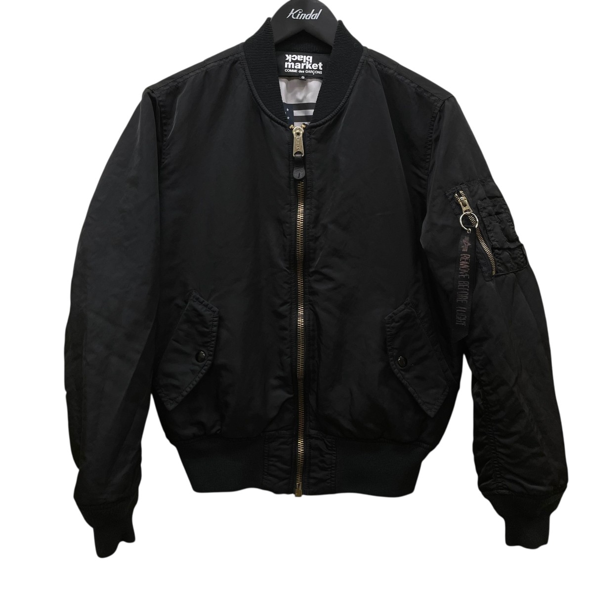 楽天市場】COMME DES FUCKDOWN MA-1 JACKET (CFABM01303:BLACK