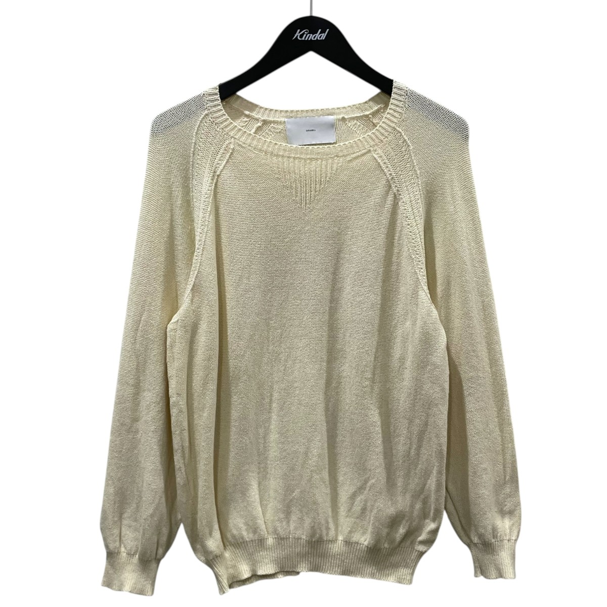 【中古】 SUGARHILL 22SS コットンニットセーター COTTON LONG SLEEVE KNIT 22SSKN03 アイボリー サイズ：1 【価格見直し】