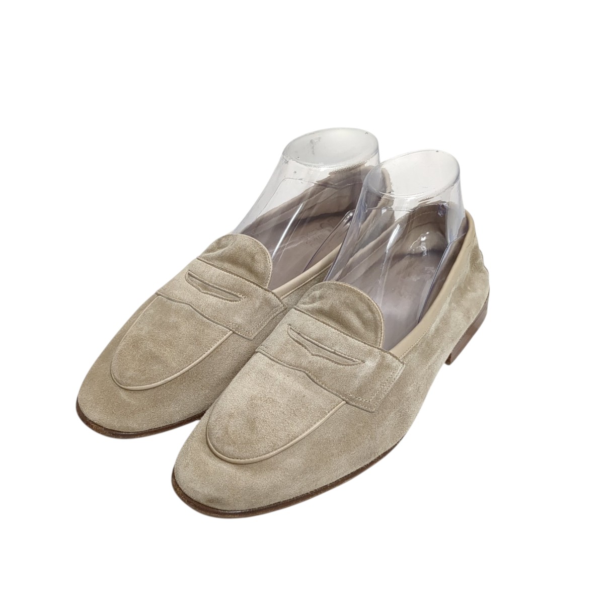 【中古】 Edward Green　 ローファー E389 ベージュ サイズ：7 1/2 【191225】（エドワードグリーン）
