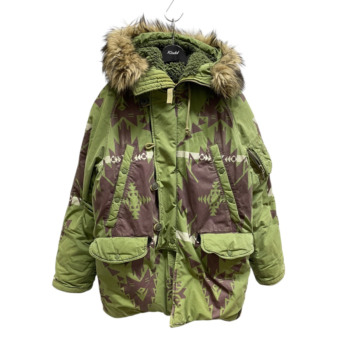 【中古】DENIM ＆ SUPPLY RALPH LAUREN　ダウンジャケット 7274597DW カーキ サイズ：S 【140626】（デニムアンドサプライラルフローレン）｜ブランド古着のカインドオル