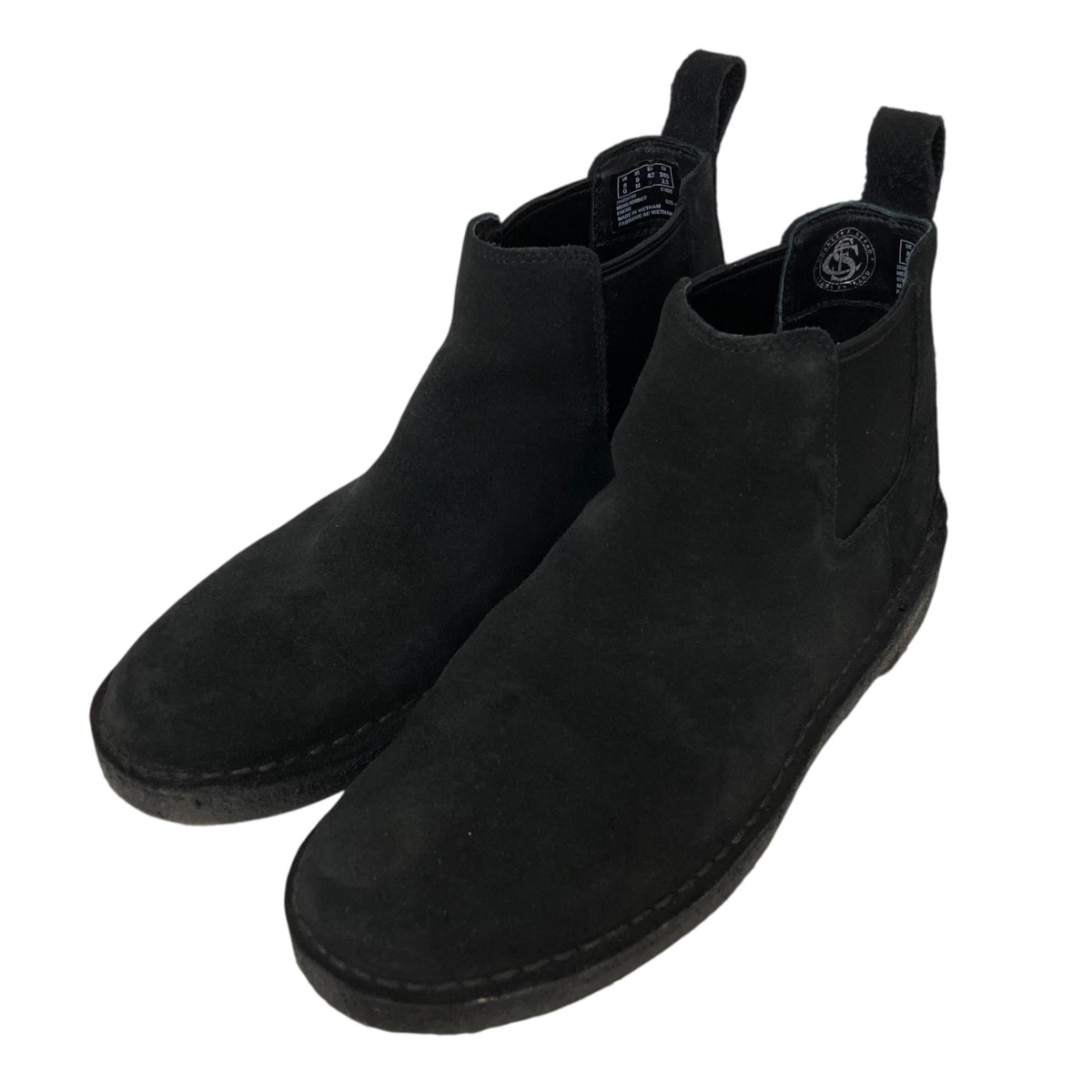 【中古】 CLARKS Desert Chelsea サイドゴアブーツ 26182694 ブラック サイズ：26.5cm 【価格見直し】