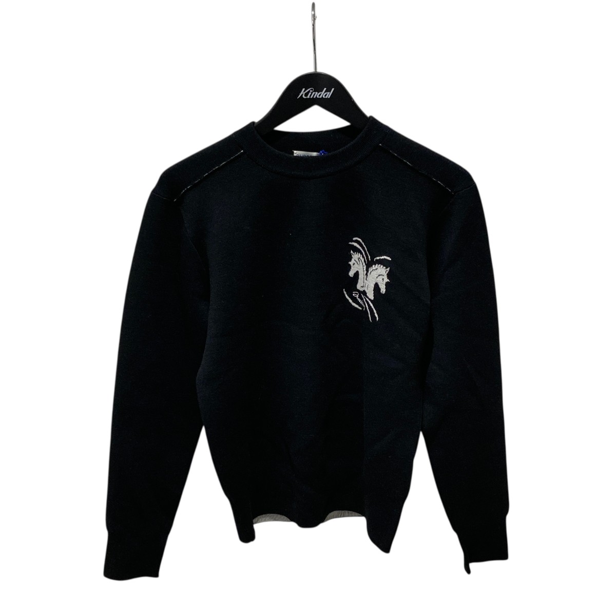 【中古】 BURBERRY Women Sweater クルーネックスウェット 8099618 ブラック サイズ：XS 【価格見直し】