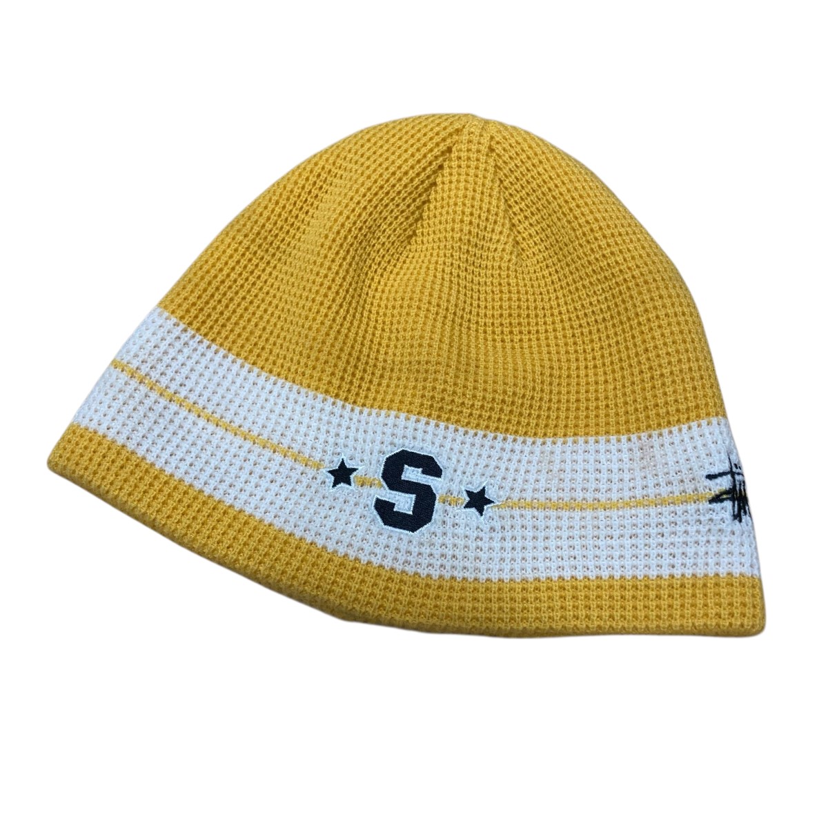 【中古】 stussy　 ニット帽 イエロー サイズ：- 【191225】（ステューシー）