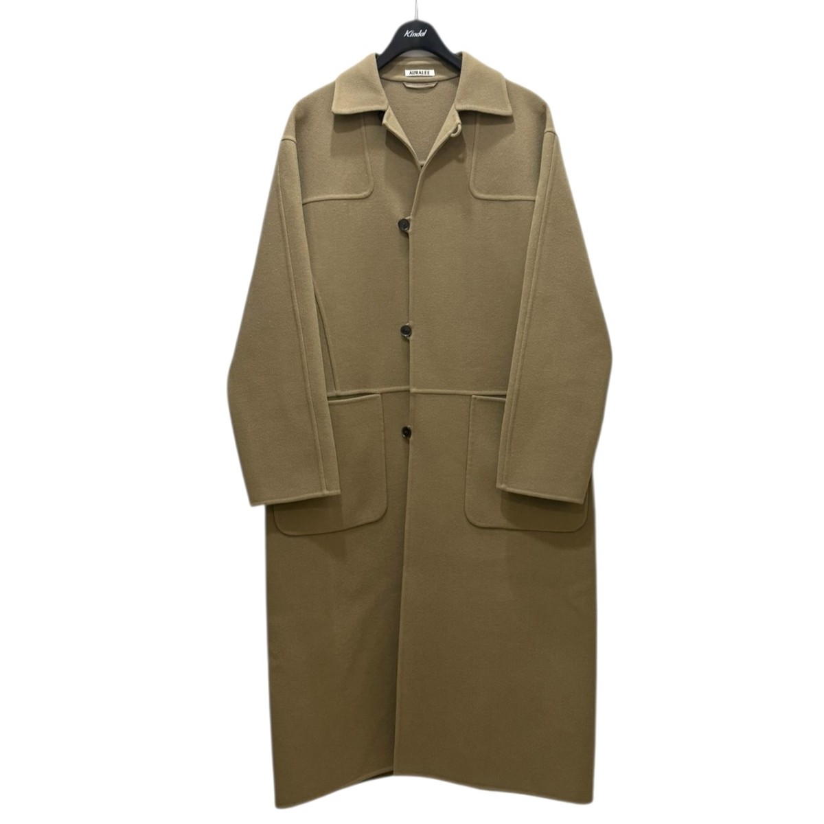 AURALEE コート　カーキ AURALEE｜COATS (DOUBLE CLOTH HARD TWIST CARSEY CHESTERFI (AURALEE