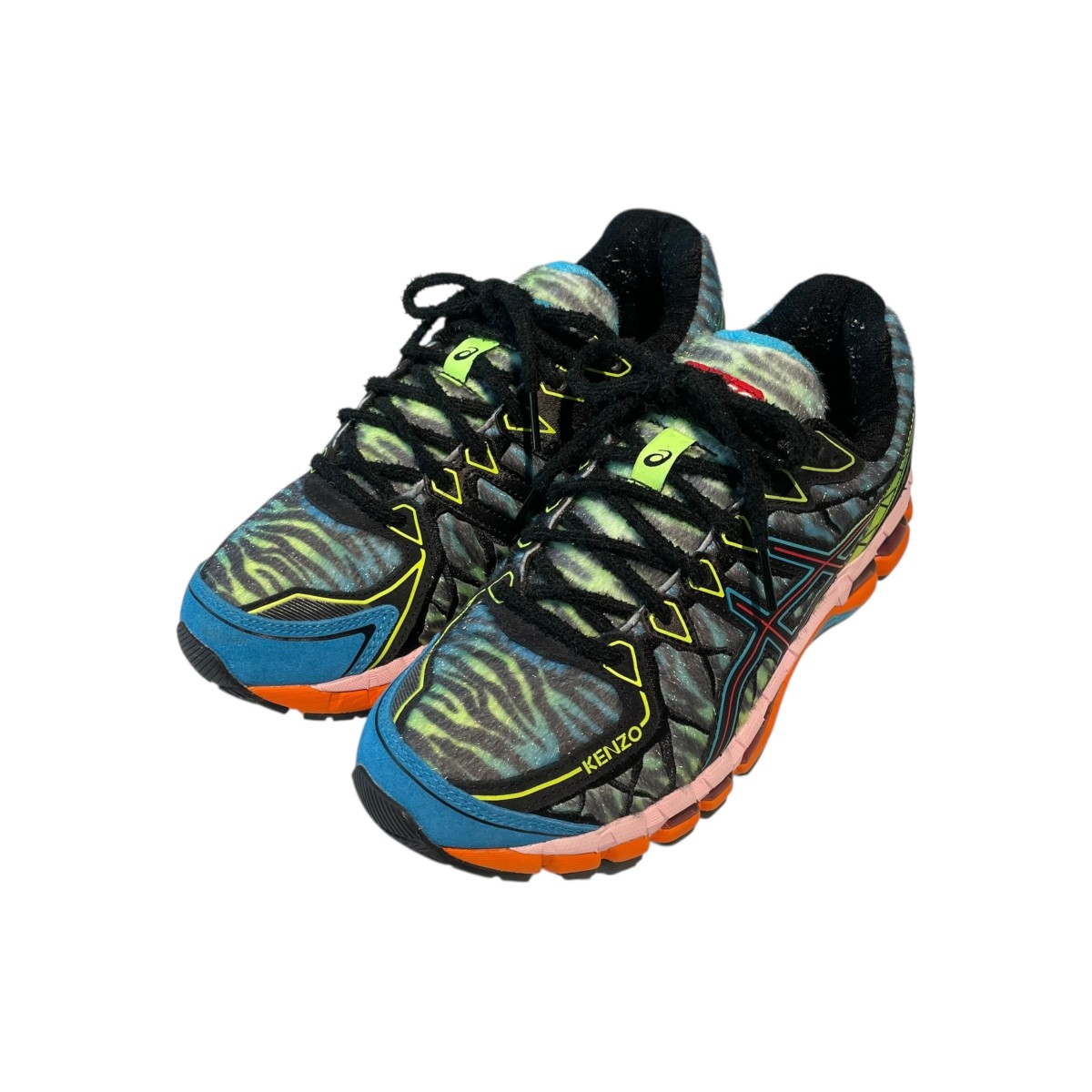 【中古】 asics KENZO Gel-Kayano 20 スニーカー 1201B032 ブル－グリーン サイズ：25.25 【価格見直し】