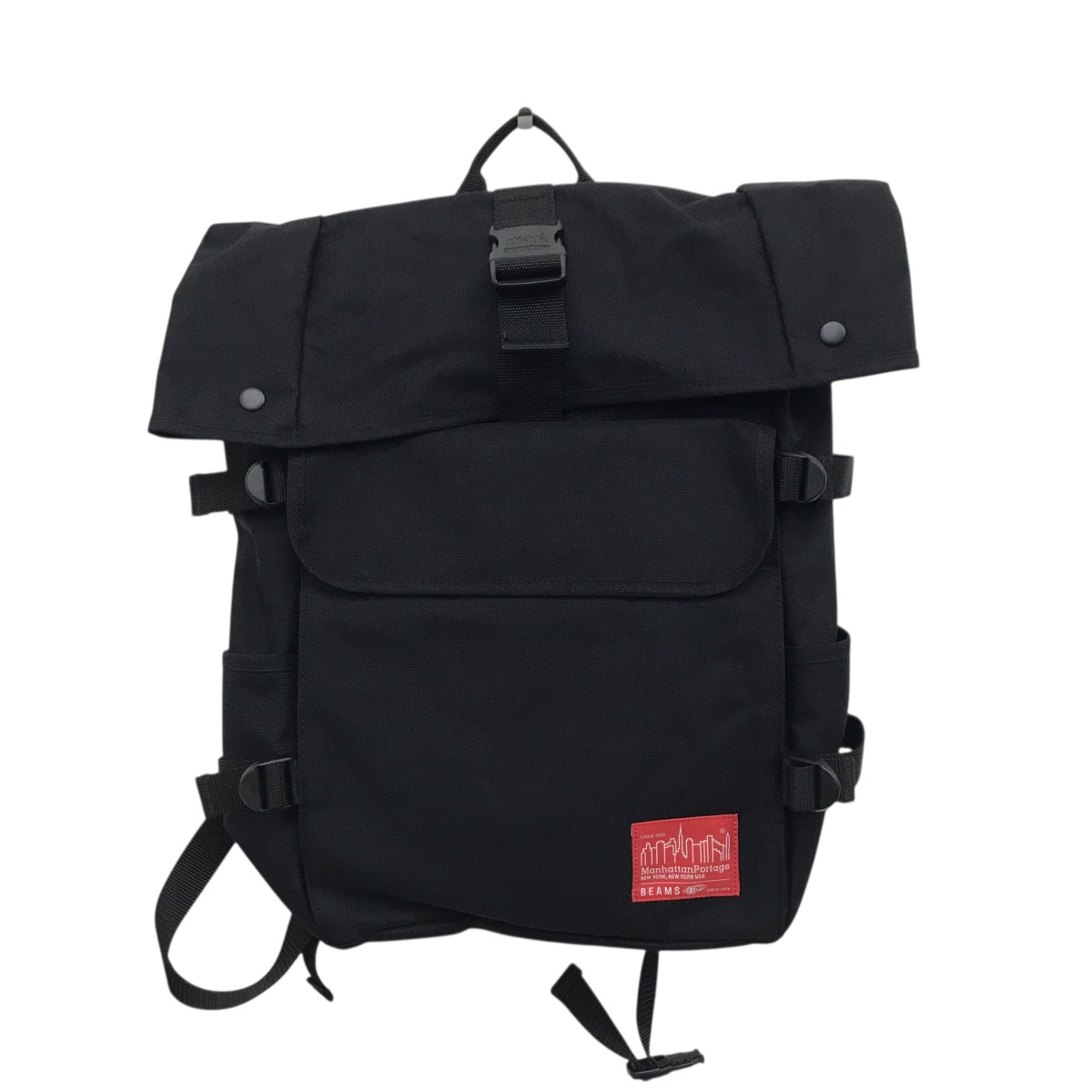 【中古】 Manhattan Portage×BEAMS　 リュック ブラック 【201225】（マンハッタンポーテージ×ビームス）
