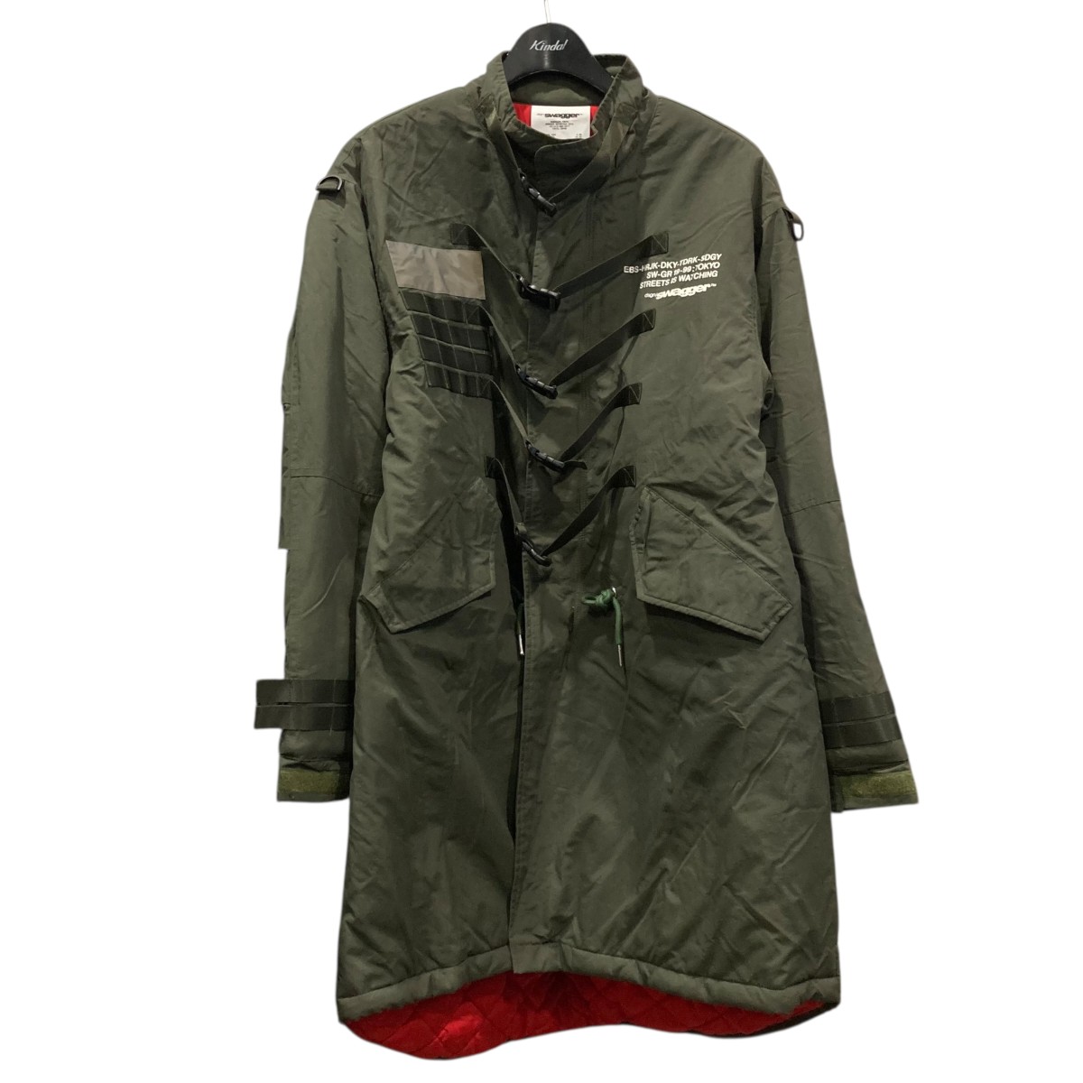 【中古】SWAGGER 中綿コート オリーブ サイズ:M 【140326】(スワッガー)|ブランド古着のカインドオル