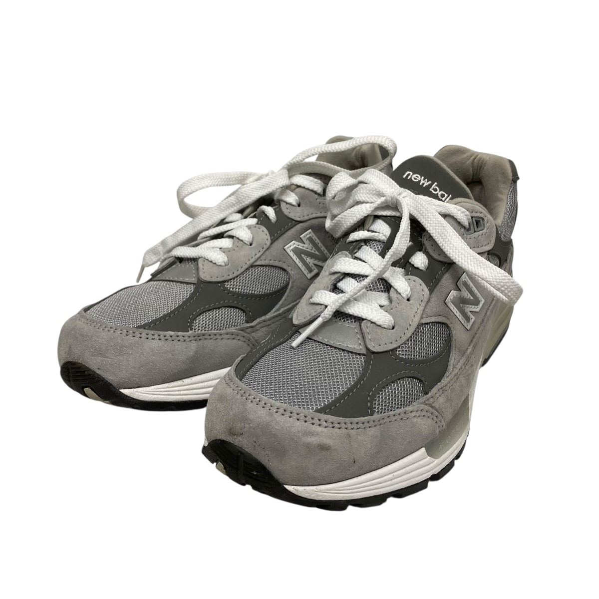 【中古】 NEW BALANCE 992ローカットスニーカー U992GY グレー サイズ：26.0 【価格見直し】