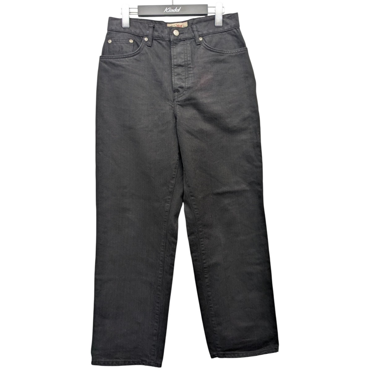 【中古】\u003cBR\u003estussy\u003cBR\u003e「Overdyed Big Ol Jean」オーバーダイビッグオルデニムパンツ 黒いこと 大きさ：28\u003cBR\u003e【必要経費思いかえす】