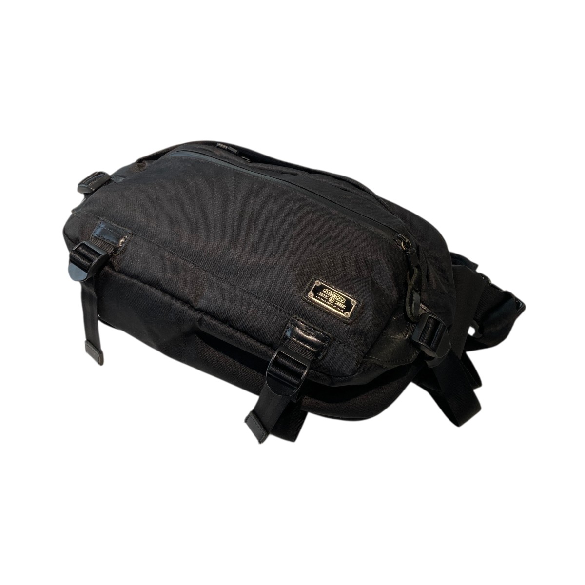 【中古】 AS2OV CORDURA DOBBY 305D WAIST BAG ショルダーバッグ 061402-10 ブラック 【価格見直し】