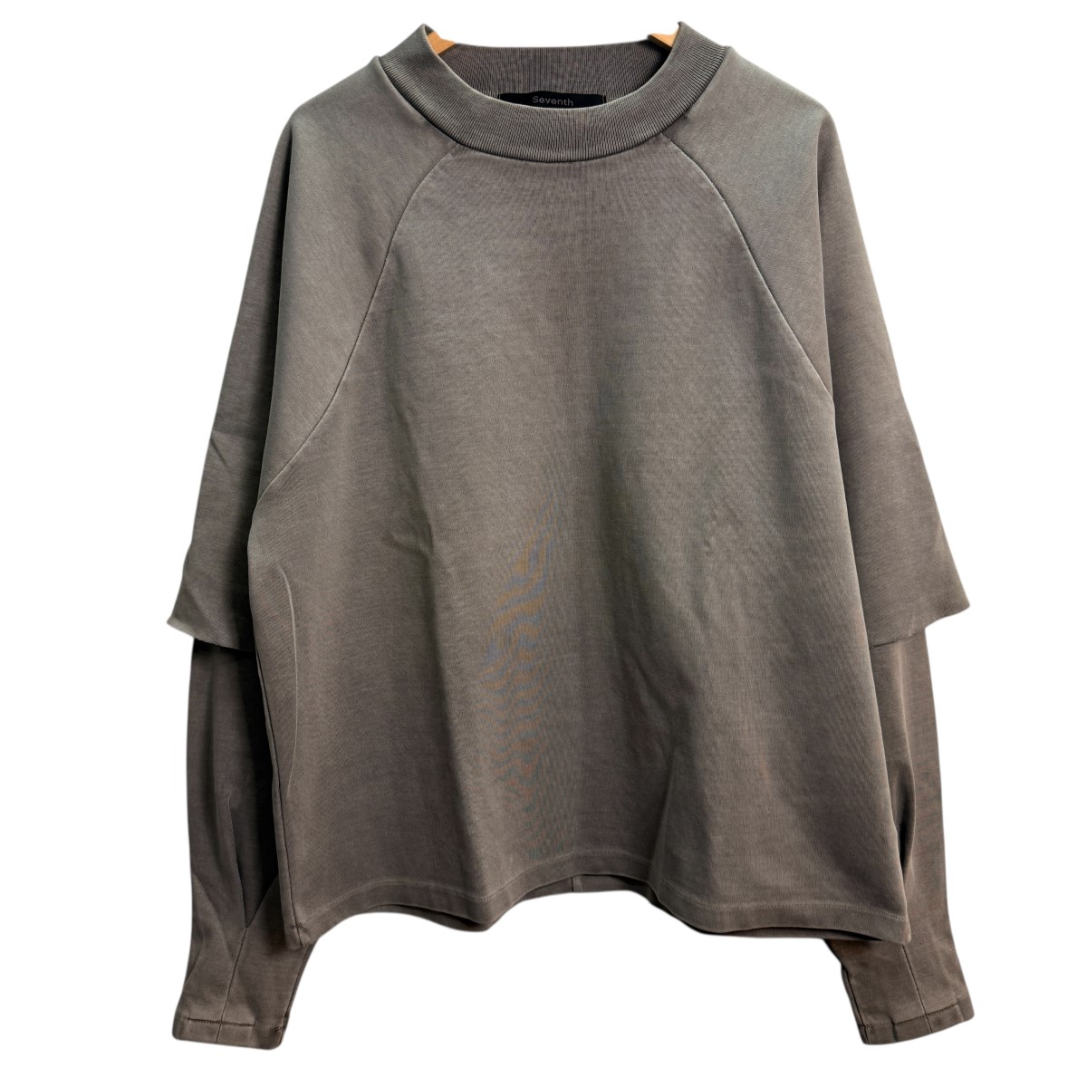 【中古】\u003cBR\u003eSeventh\u003cBR\u003e25SS／ V2 FLEECE ／流汗 薄墨色 大きさ：S\u003cBR\u003e【必要経費思いかえす】