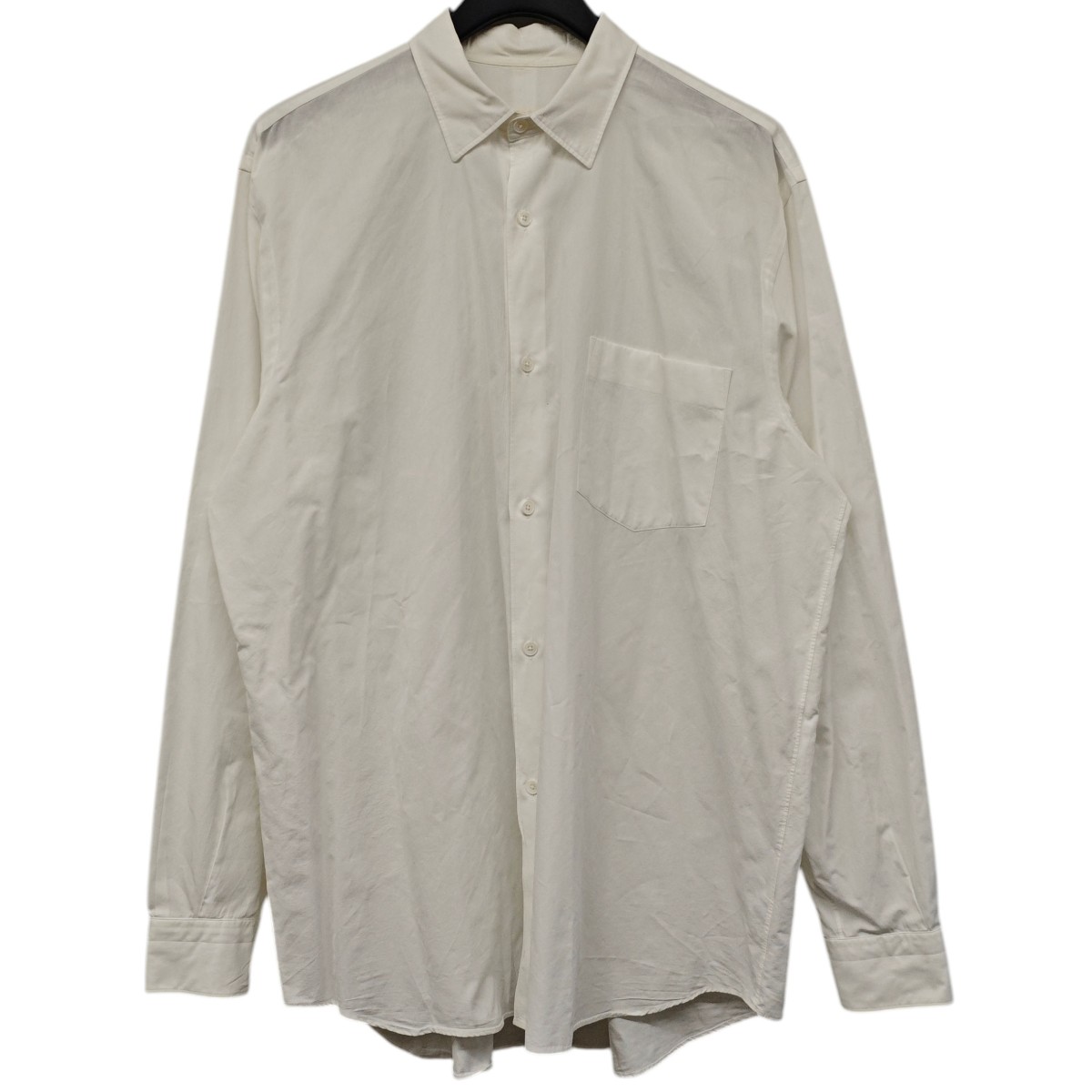 【中古】 COMOLI　 コモリシャツ T01-02001 ホワイト サイズ：3 【201225】（コモリ）