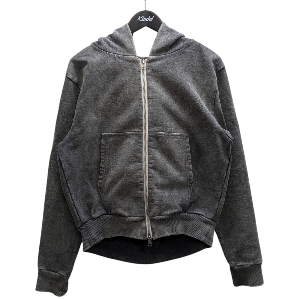【中古】 ans dotsloevner　 ジップパーカー グレー サイズ：Free 【211225】（アンス ドッツローヴナー）