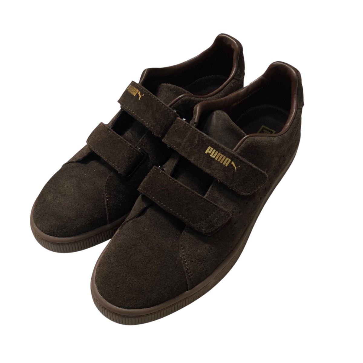 【中古】 PUMA SUEDE V MIJ BILLYS 10TH ベルクロスニーカー 401531 ブラウン サイズ：25.5 【価格見直し】