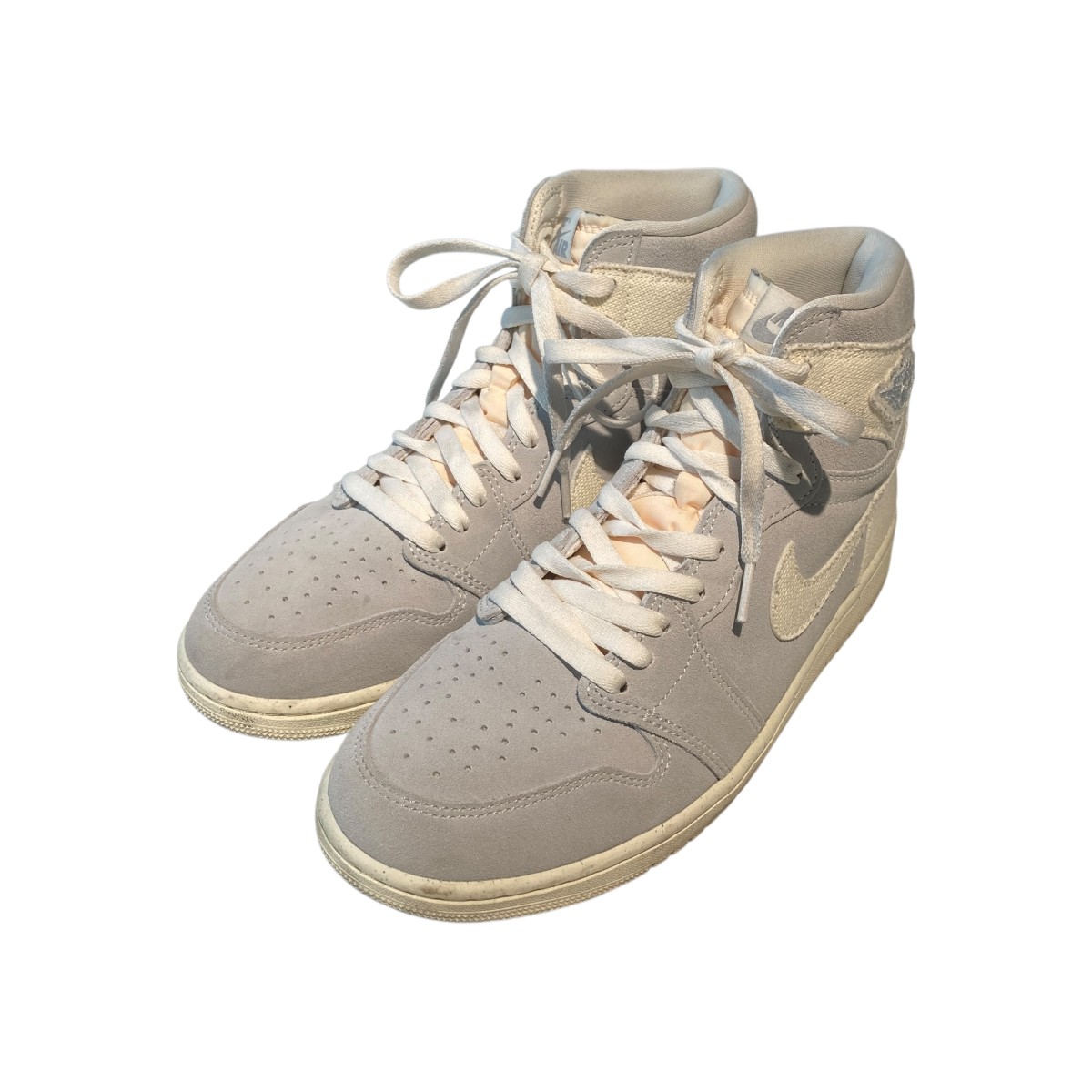 【中古】NIKE Air Jordan 1 High OG Craft Ivory ハイカットスニーカー FD8636-011 グレー サイズ：27 【221225】（ナイキ）