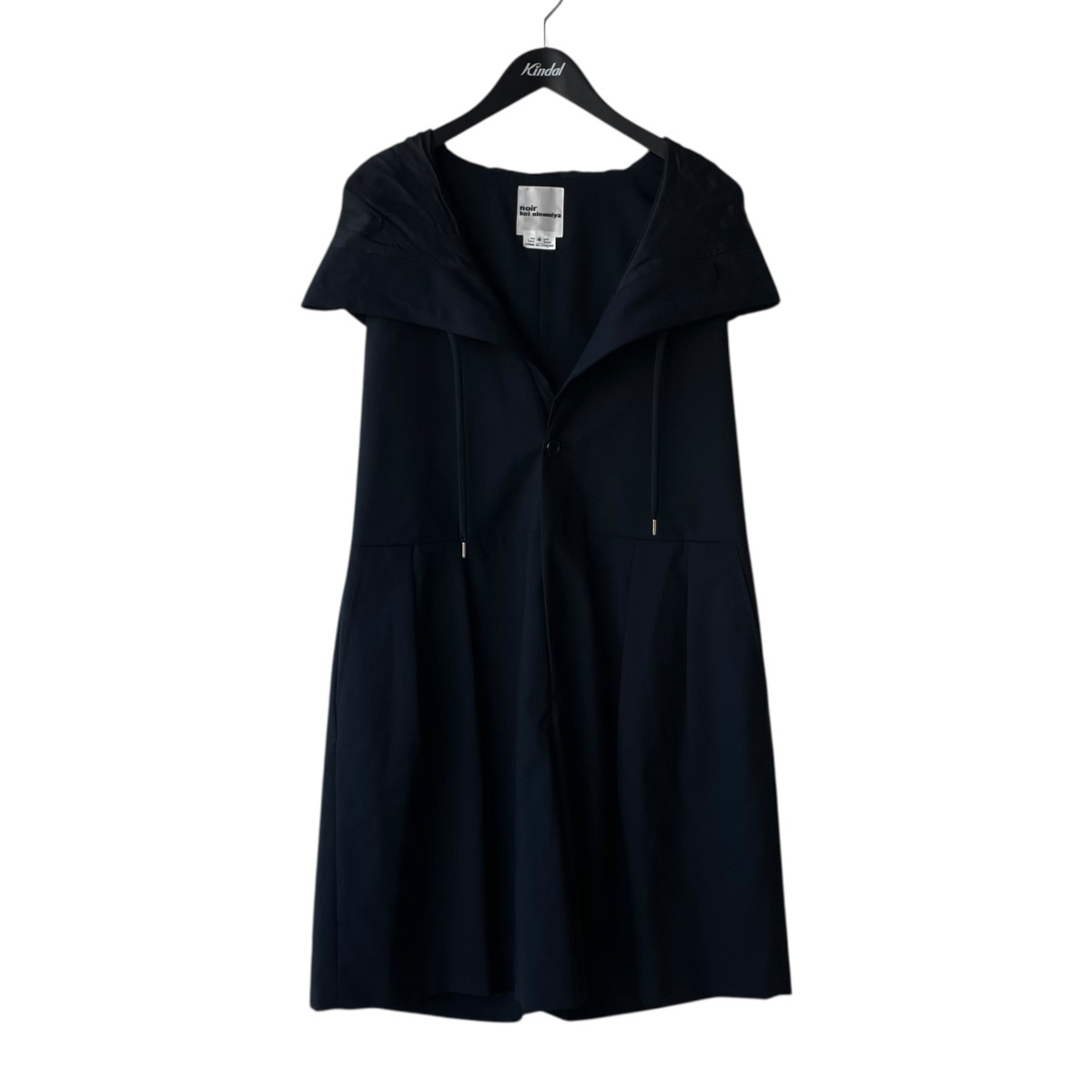 【中古】noir kei ninomiya　25SS オールインワン 3O-U002 ブラック サイズ：M 【110726】（ノワールケイニノミヤ）｜ブランド古着のカインドオル