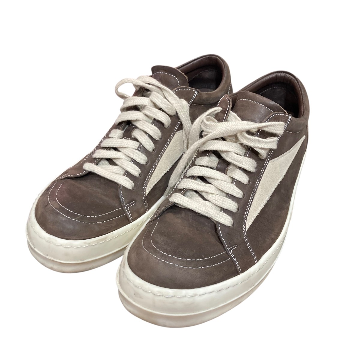 【中古】\u003cBR\u003eRICK OWENS\u003cBR\u003eVINTAGE SNEAKS スニーカー 02D6897 赤銅色 大きさ：40\u003cBR\u003e【必要経費思いかえす】