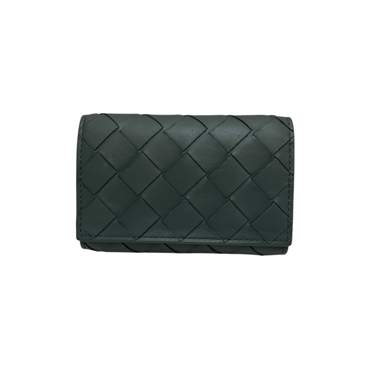 【中古】BOTTEGA VENETA　キーケース 630336 グレー 【221225】（ボッテガヴェネタ）｜ブランド古着のカインドオル