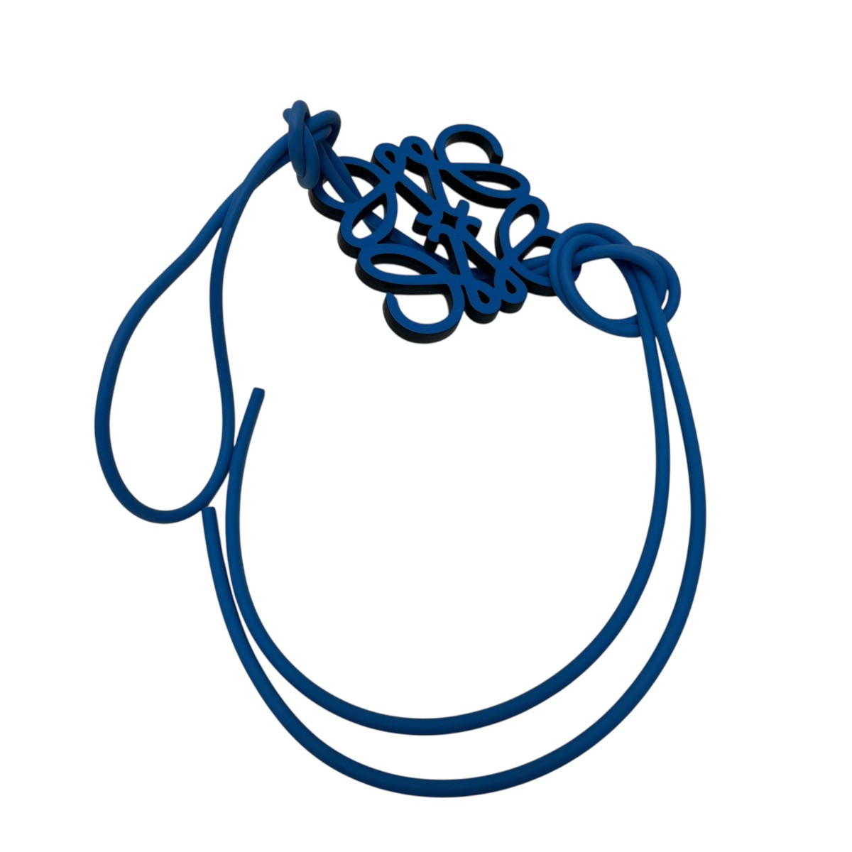 【中古】 LOEWE　 Angram キーチャーム チャーム ブルー 【221225】（ロエベ）