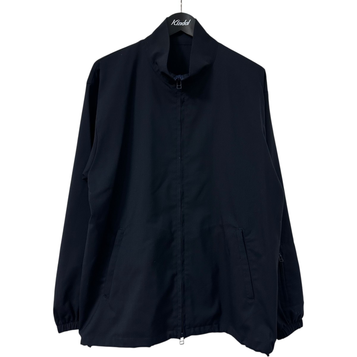 【中古】 SOPH．　 24AW WOOL TROPICAL STAND COLLAR JACKET ハイネックライトジャケット SOPH 242032 ネイビー サイズ：S 【221225】（ソフ）