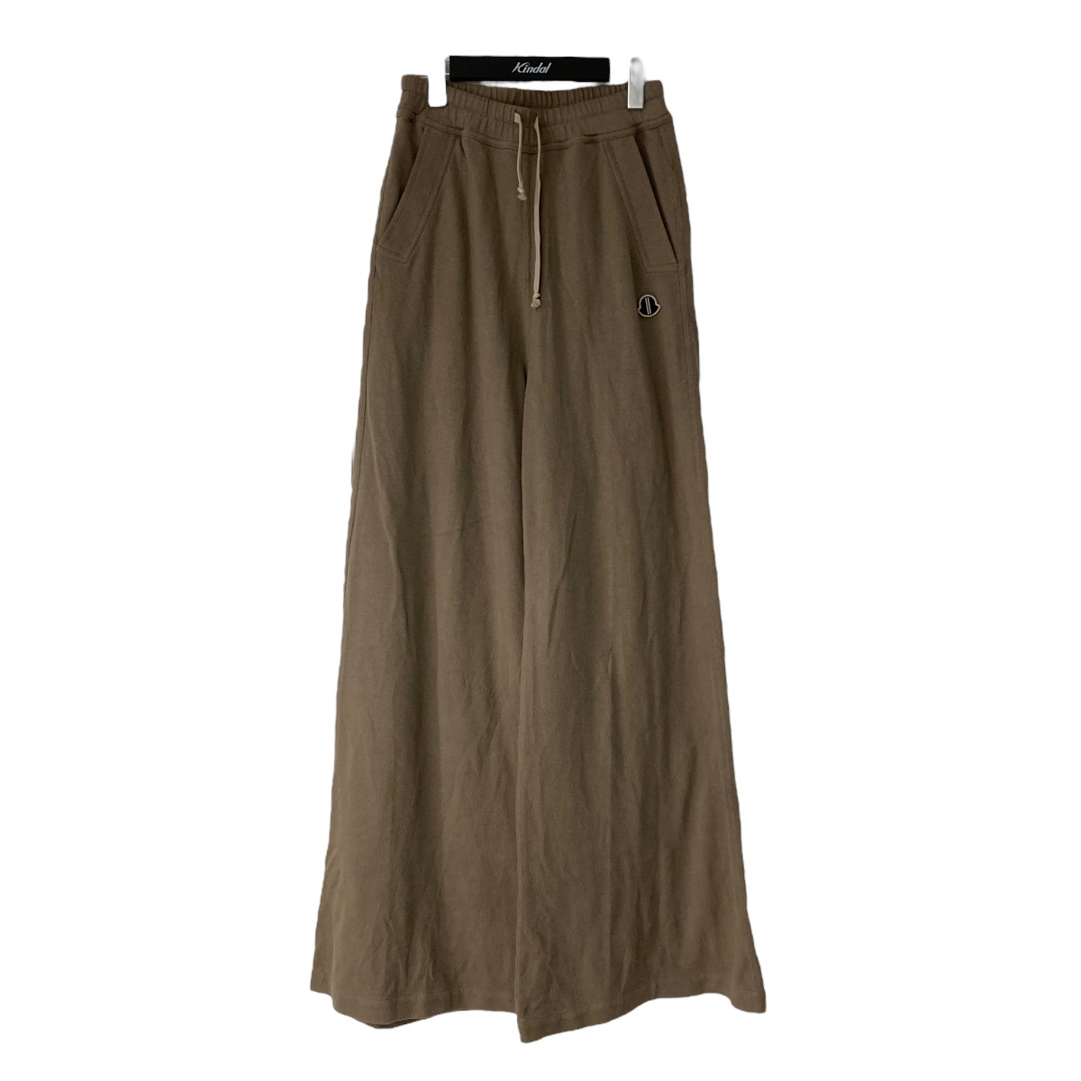 【中古】 MONCLER×Rick Owens　 BELAスウェットパンツ j209n8h00002 ベージュ サイズ：XS 【221225】（モンクレール×リックオウエンス）