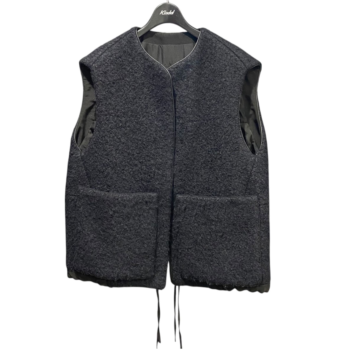 楽天市場】【ドゥロワー】DRAWER 22AW ウール×アルパカ ボア ジレ 6522