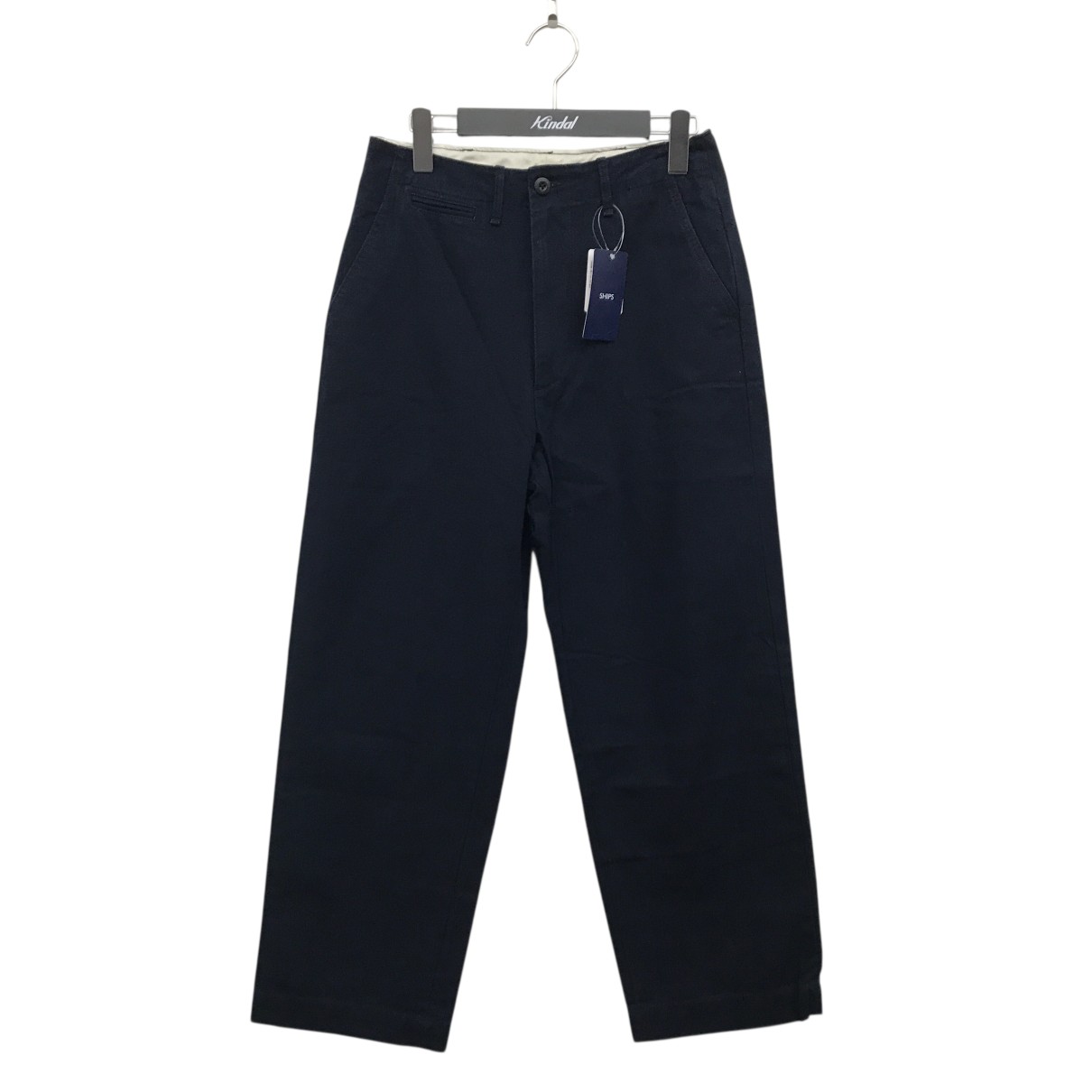【中古】 SHIPS　 パンツ 113-10-0590-7893 ネイビー サイズ：S 【231225】（シップス）