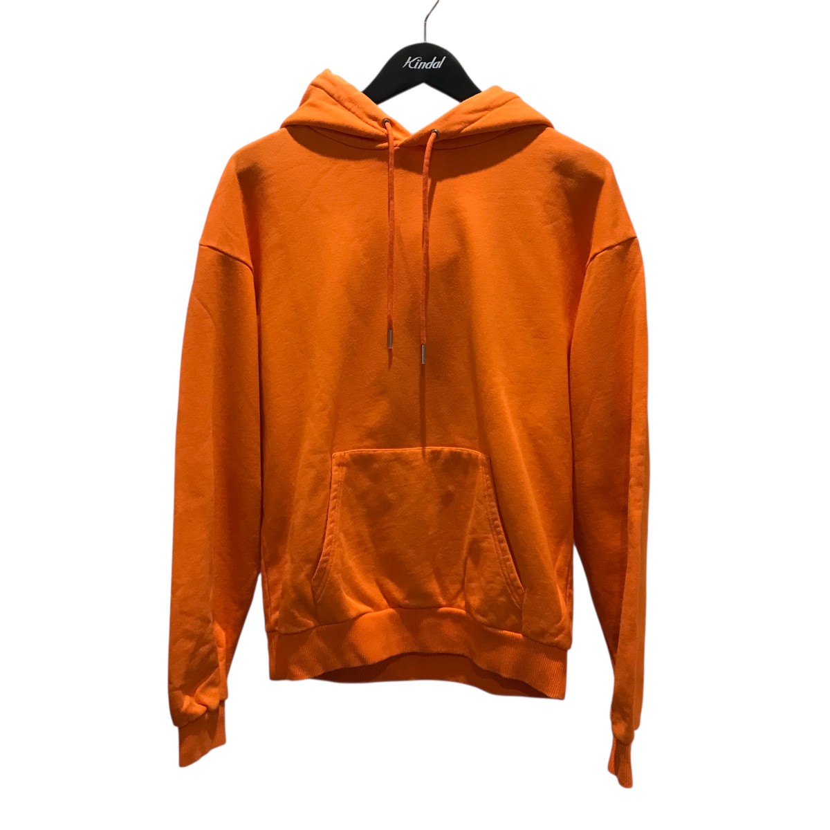 【中古】\u003cBR\u003eCELINE\u003cBR\u003eフードロゴプルオーバーパーカー 2Y499052H オレンジ色 大きさ：XS\u003cBR\u003e【通貨価値思いなおす】