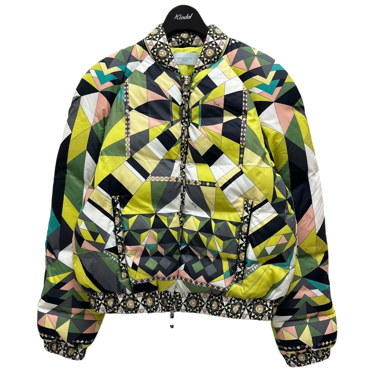 楽天市場】ランクS エミリオプッチ ベルティッド ダウンコート 総柄