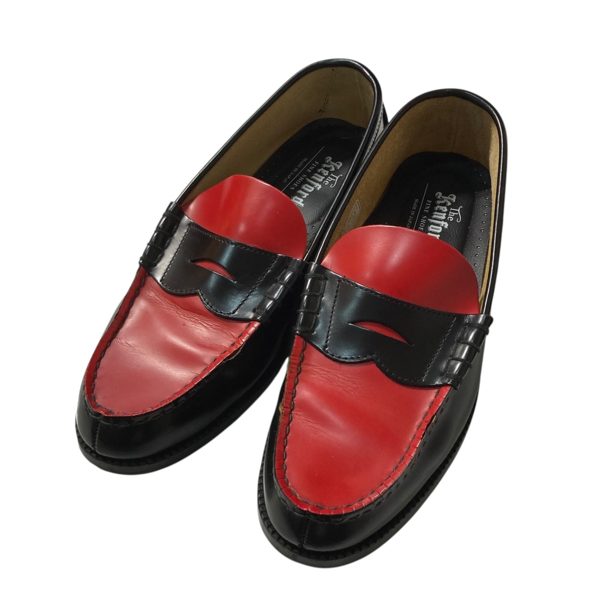 【中古】 THE KENFORD COIN LOAFERS ローファー ブラック サイズ：25EEE 【価格見直し】
