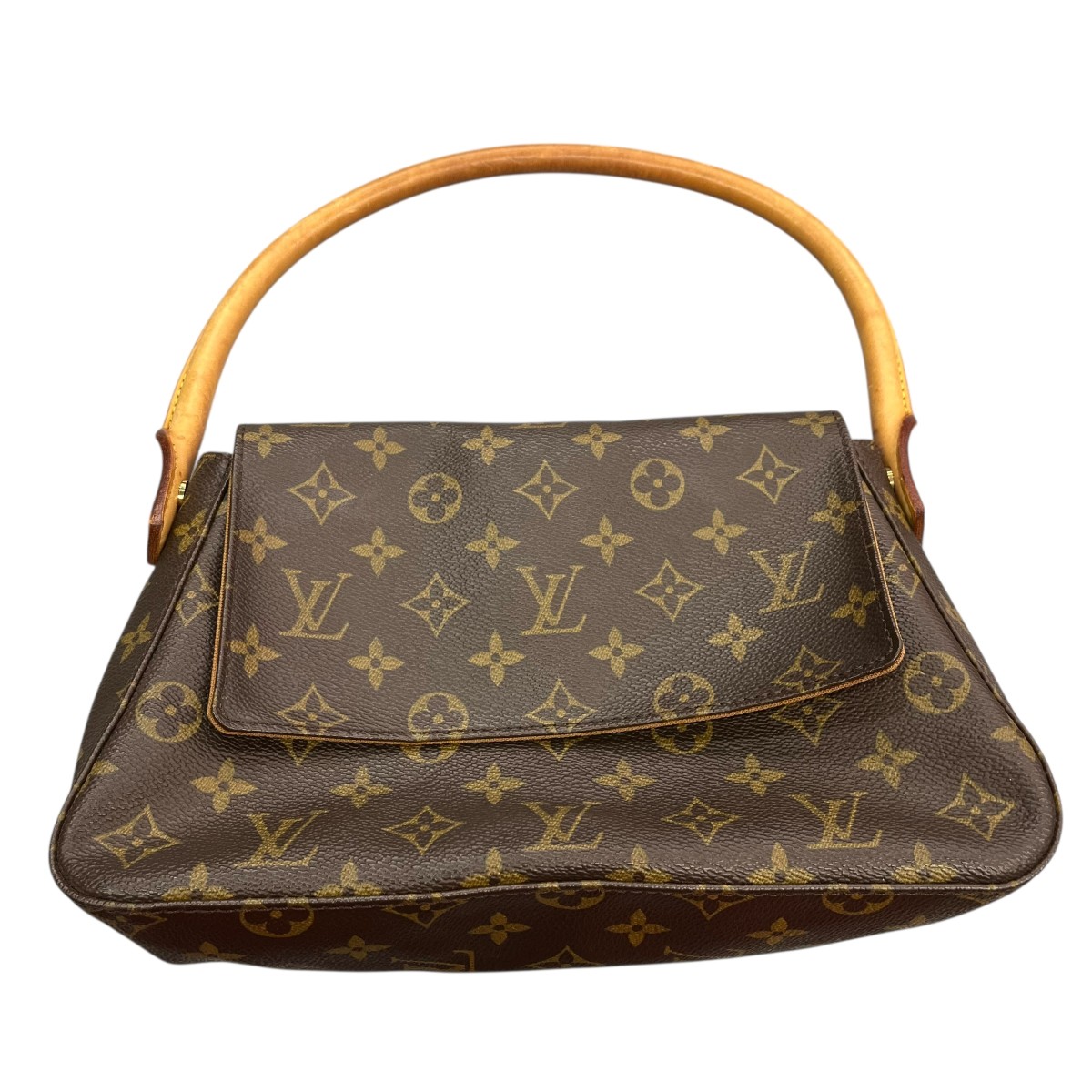 【中古】\u003cBR\u003eLOUIS VUITTON\u003cBR\u003eミニルーピング ショルダーバック M51147 赤銅色\u003cBR\u003e【必要経費思いかえす】