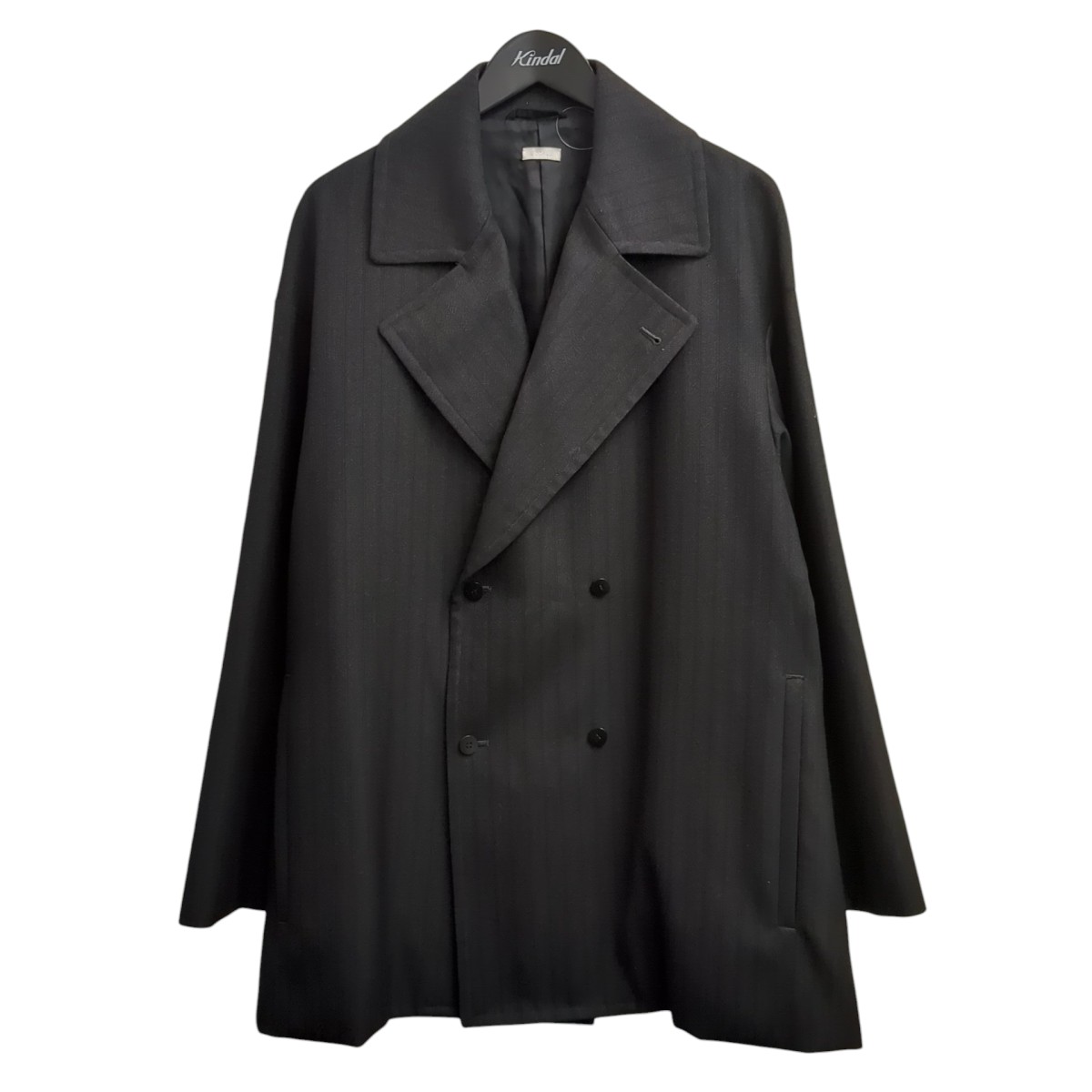 【中古】SEEALL　23AW OVERSIZED P-COAT Pコート SAU31 CT184 ブラック サイズ：2 【270626】（シーオール）｜ブランド古着のカインドオル