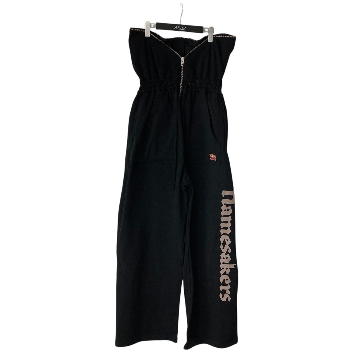 【中古】NAMESAKE ジップスウェットパンツ N3-AW233-PT-09 黒いこと 大きさ：M 【251225】（ネイムセイク）