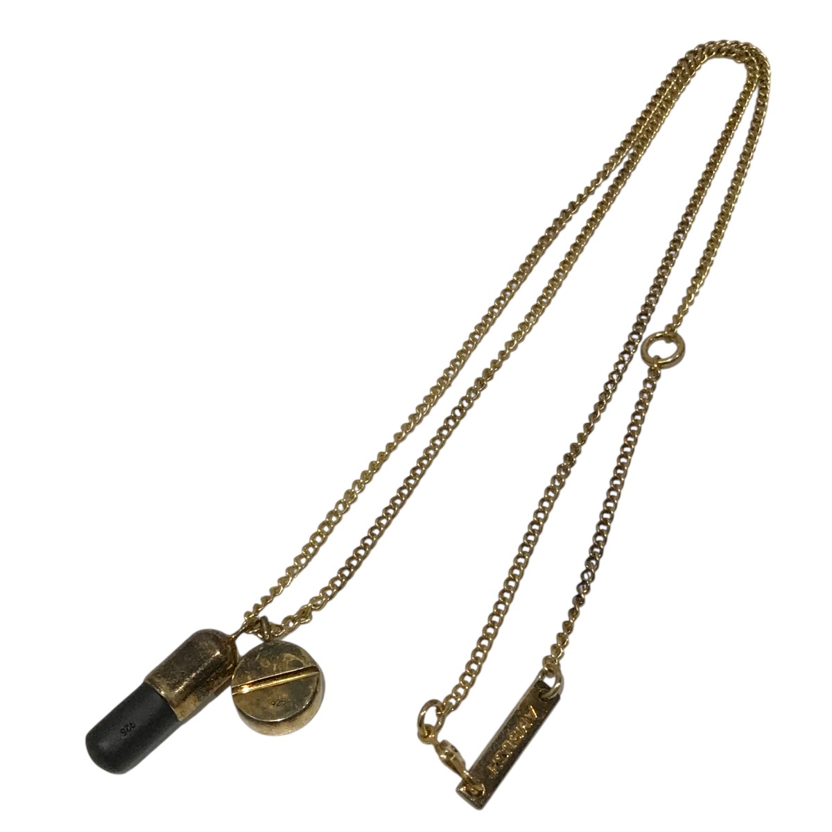 楽天市場】【中古】AMBUSHボールチェーン ネックレス ゴールド【価格