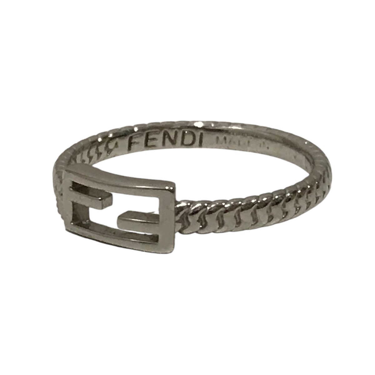 楽天市場】フェンディ FENDI リング・指輪 バゲット メタル ゴールド