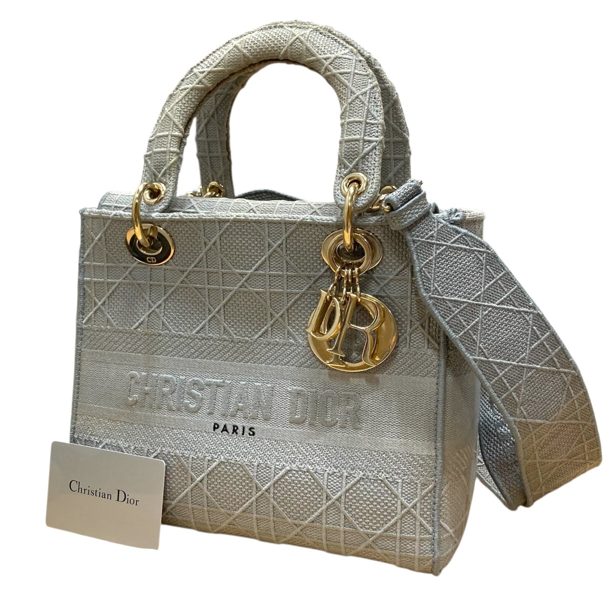 【中古】\u003cBR\u003eChristian Dior\u003cBR\u003e2WAYショルダーバッグ 薄墨色\u003cBR\u003e【必要経費思いかえす】
