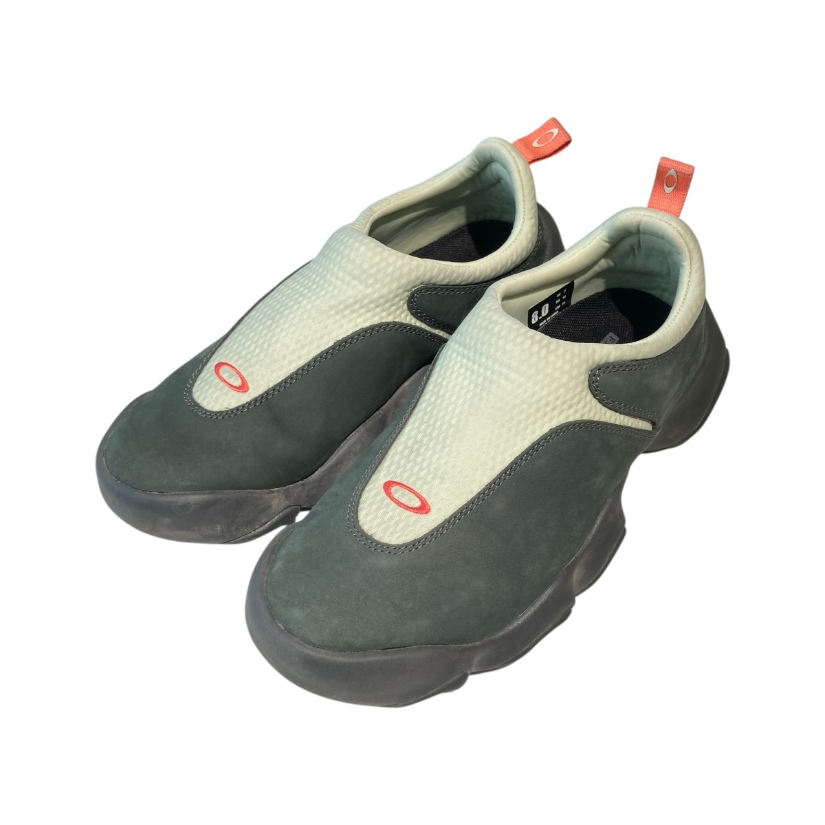 【中古】 OAKLEY factory team flesh meadow ローカットスニーカー グリーン サイズ：26 【価格見直し】