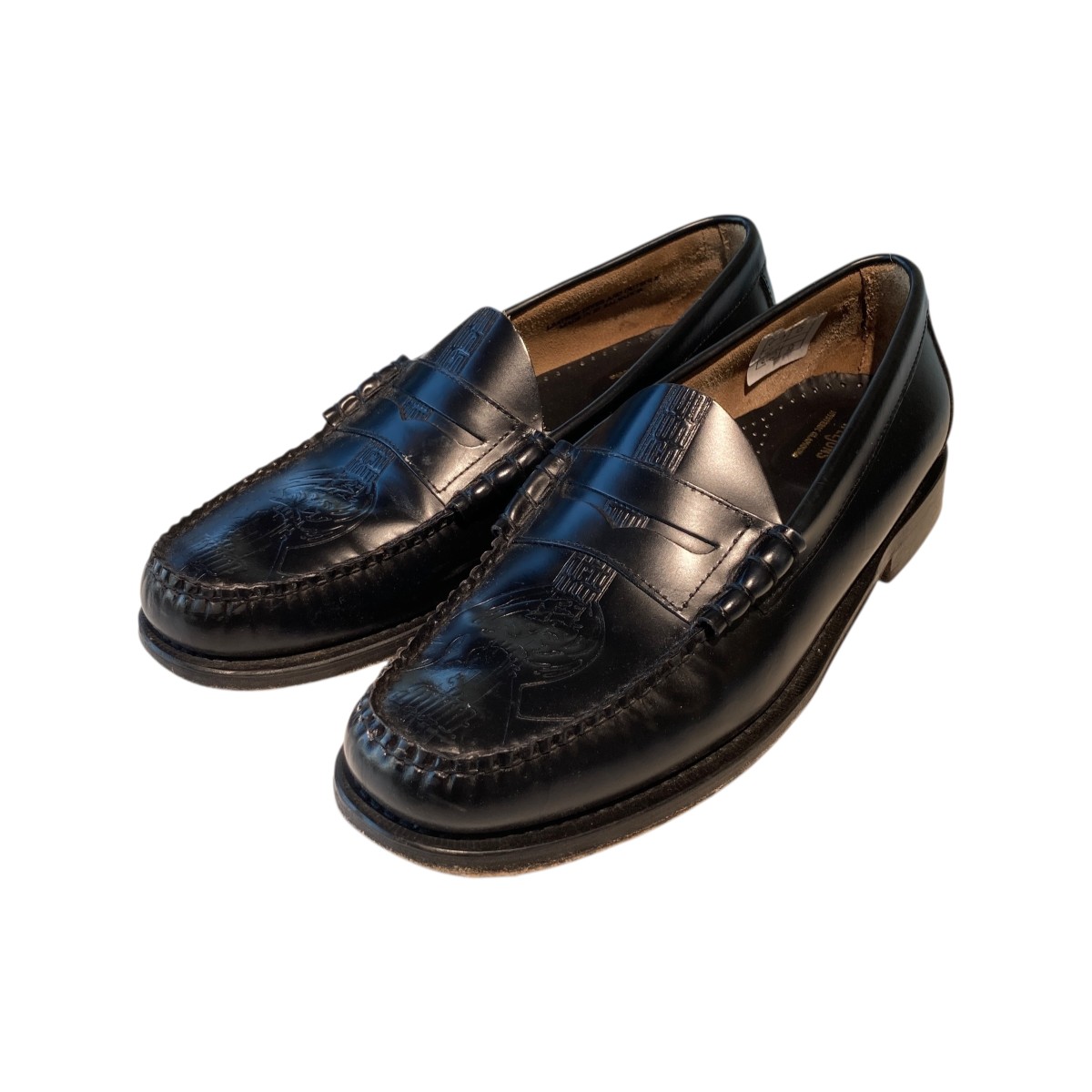 【中古】 G．H． Bass×Hysteric Glamour ローファー 02231QS02796 ブラック サイズ：44 1/2 【価格見直し】