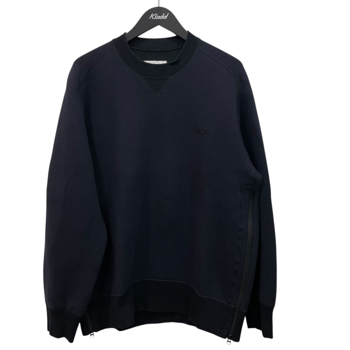 【中古】 sacai　 Sponge Sweat Pullover 23-03256M ネイビー サイズ：2 【020426】（サカイ）