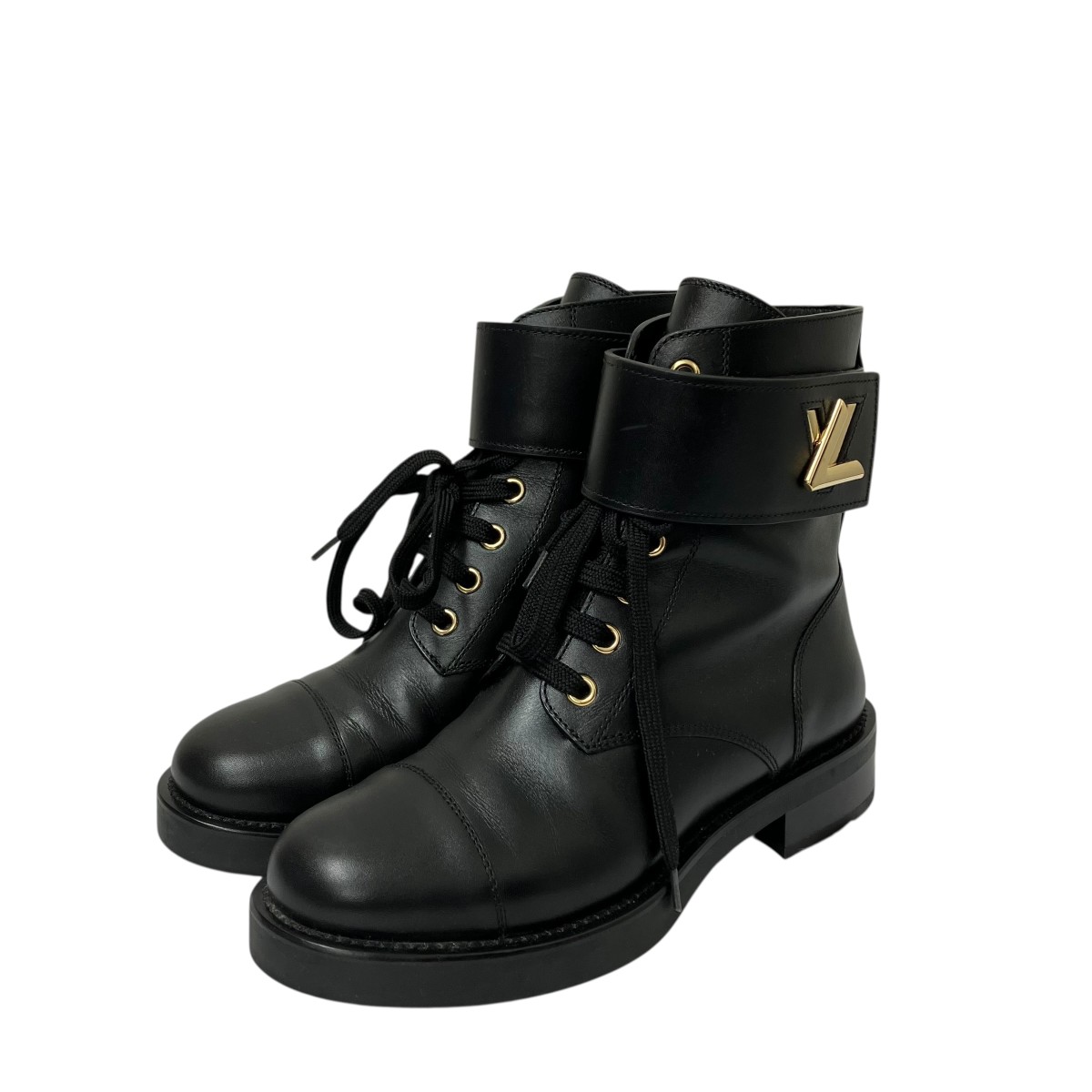 【中古】 LOUIS VUITTON　 ブーツ 1118 ブラック サイズ：35 【261225】（ルイヴィトン） 43,296円