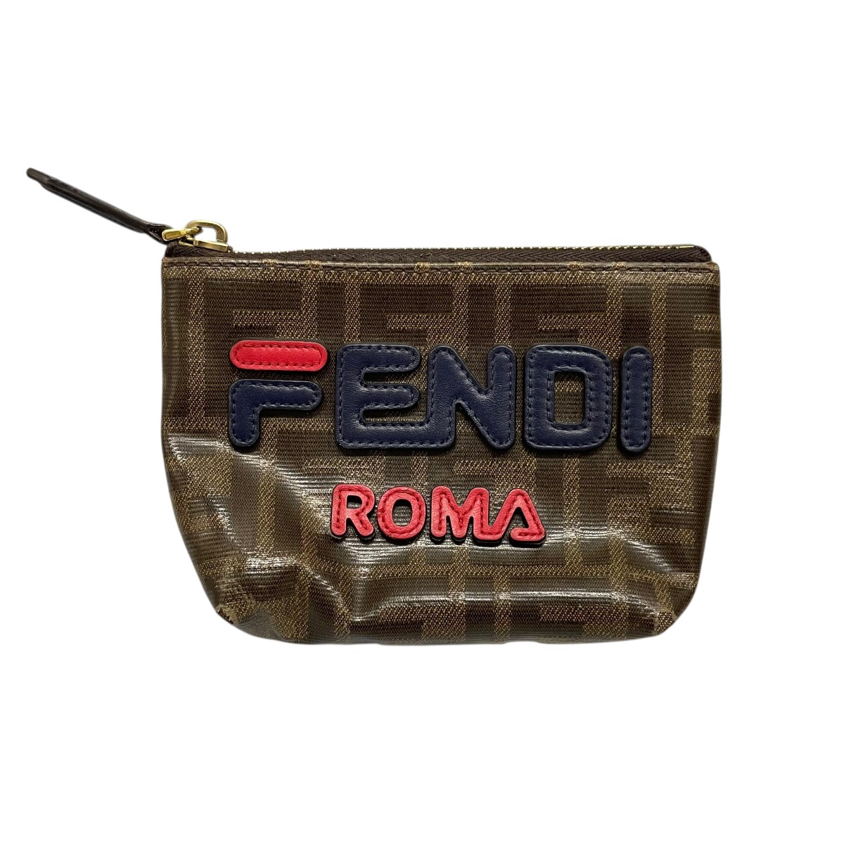 【中古】 FENDI×FILA　 ポーチ ベージュ 【261225】（フェンディ×フィラ） 6,906円
