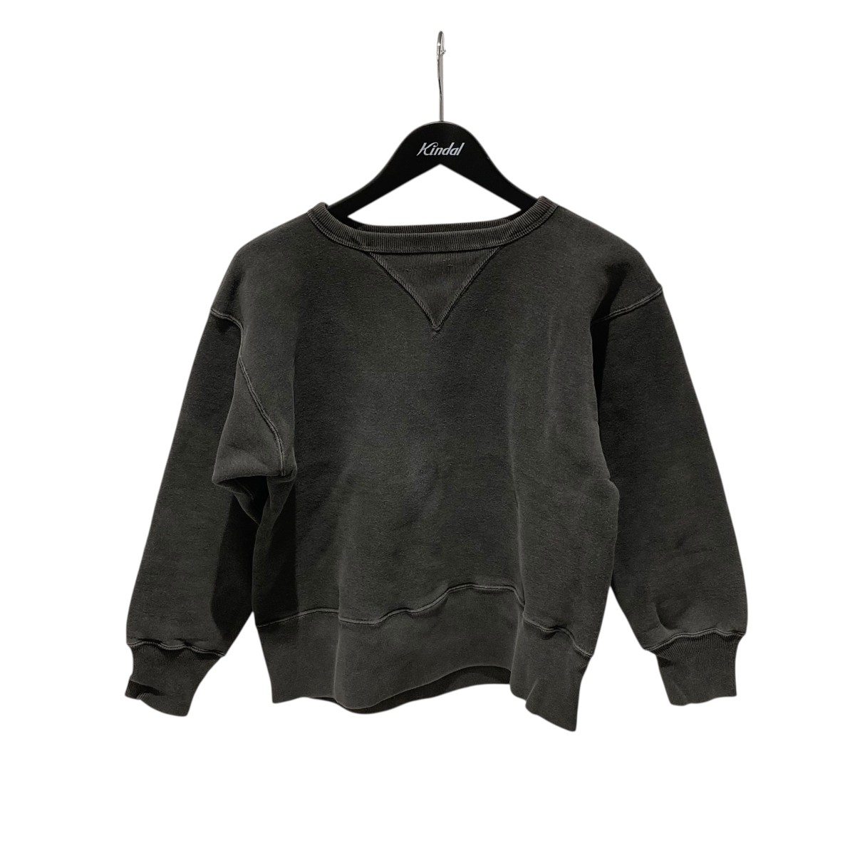 【中古】 T．T ／ Taiga Takahashi LOT．603 SWEAT SHIRT 墨染め クルーネックスウェット グレー サイズ：36 【価格見直し】