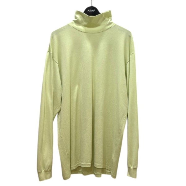 【中古】 AURALEE　 24AW LUSTER PLAITING HI NECK L S TEE A00P03GT イエローグリーン サイズ：5 【261225】（オーラリー） 11,081円