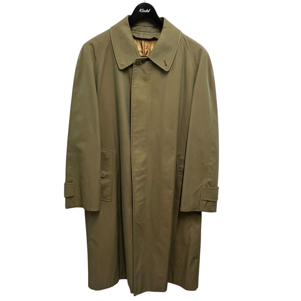 【中古】 Burberry’s　 ステンカーコート イングランド製 WD006-902-45 玉虫色 【261225】（バーバリーズ）